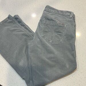 Calvin Klein Gray Corduroy Jeans Women’s Size 12 Retro Style 70s